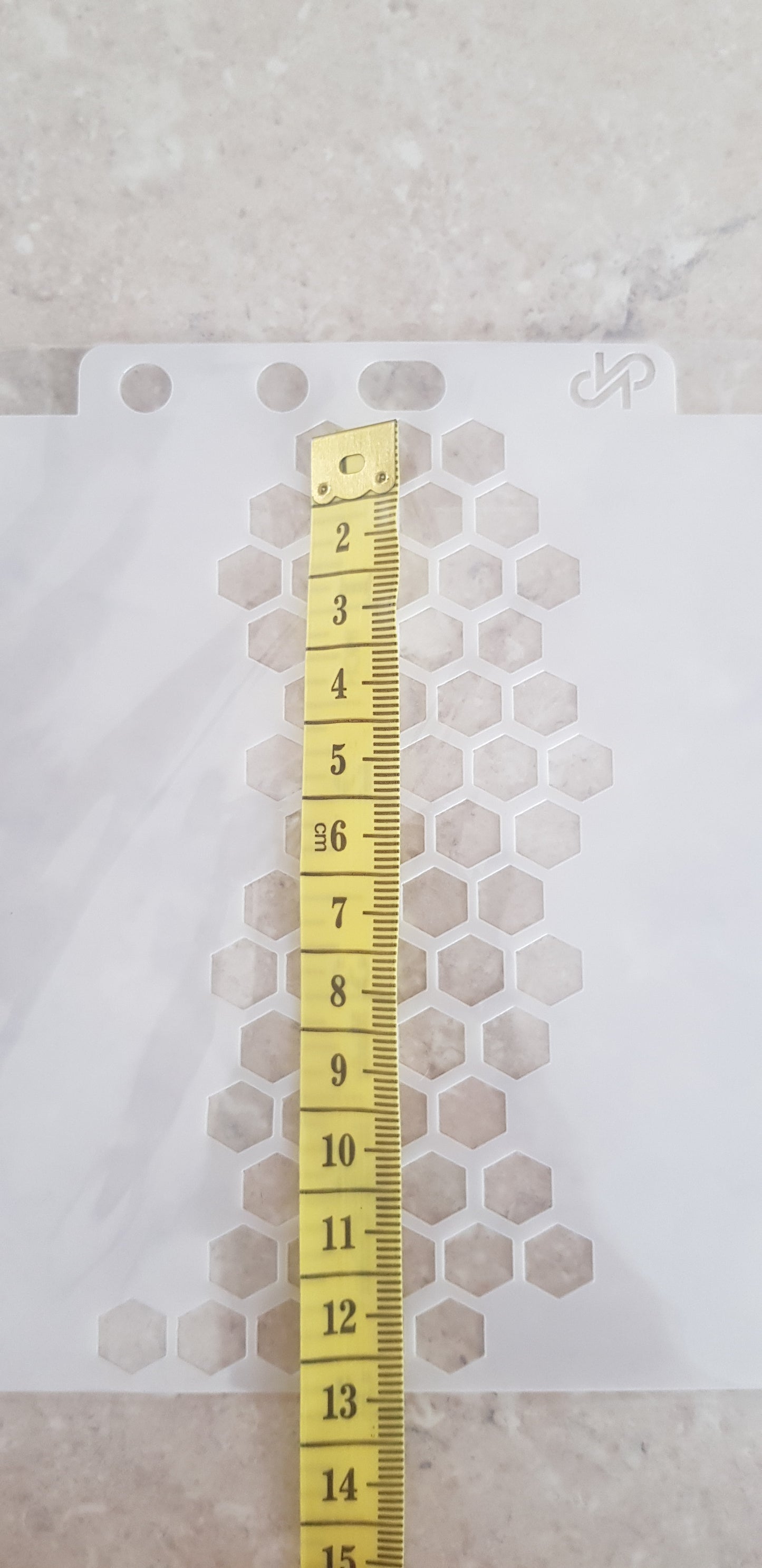 Honeycomb template